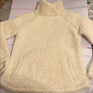 Balance collection sherpa pullover turtleneck